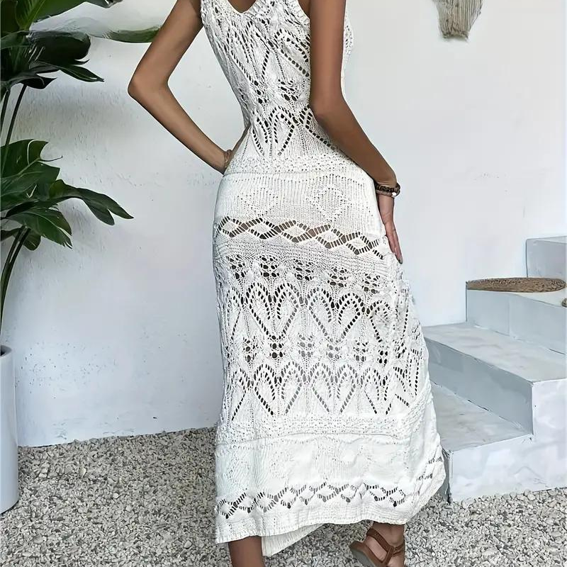 Abito Maxi Lavorato a Maglia