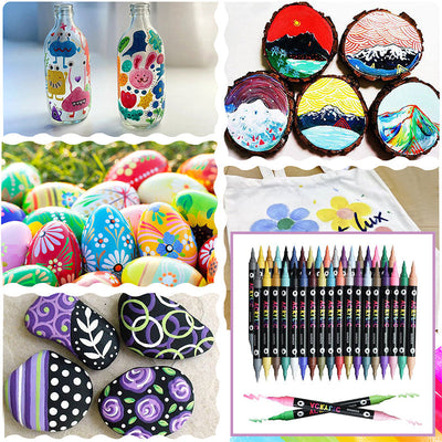 Pennelli per pittura acrilica per creazioni brillanti