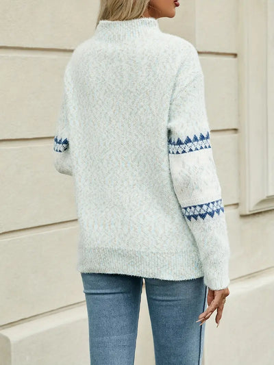 Maglione da donna con motivi islandesi