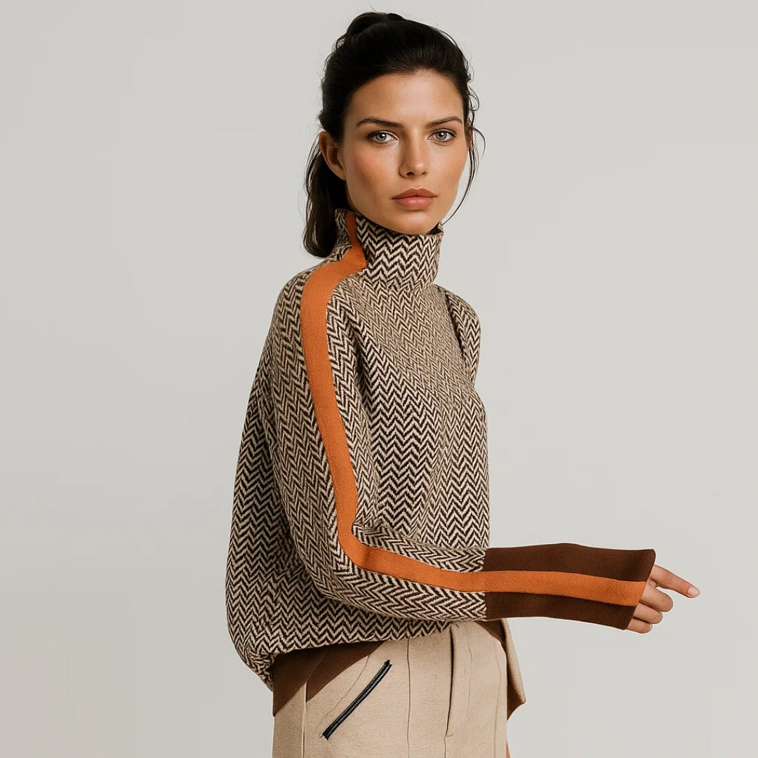 Carolina – maglione con collo alto