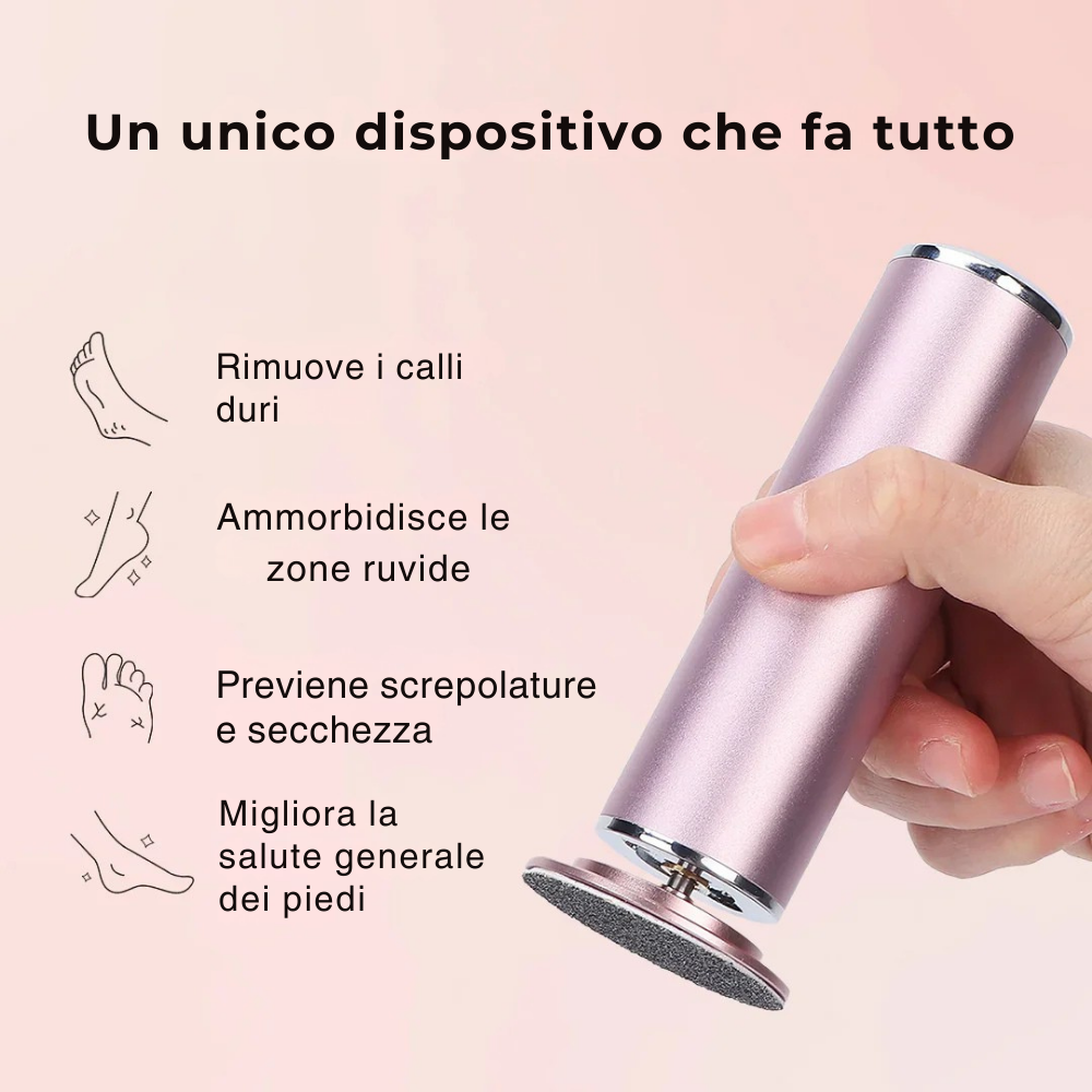 Rimuovi calli elettrico per piedi