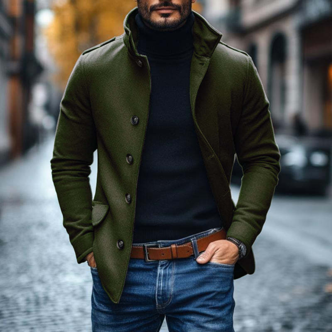 Cappotto slim fit da uomo | Moderno