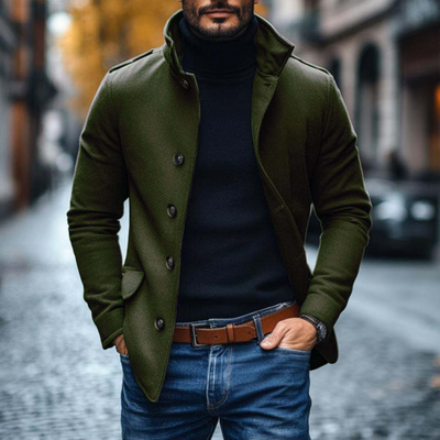 Cappotto slim fit da uomo | Moderno