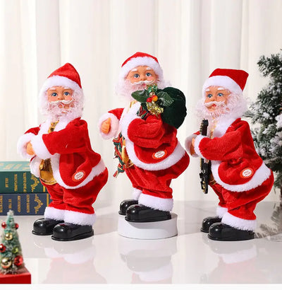 Decorazione Babbo Natale che balla il twerk