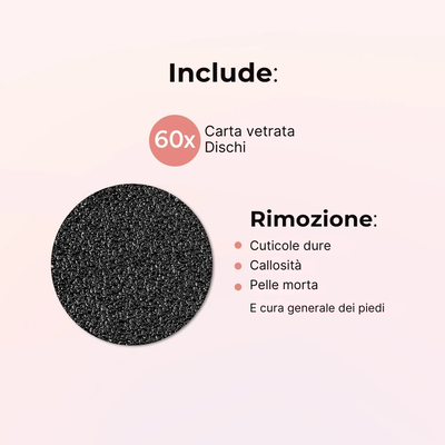 Rimuovi calli elettrico per piedi