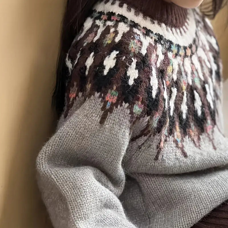 Maglione Foderato in Pile per Bambini con Sensazione Confortevole