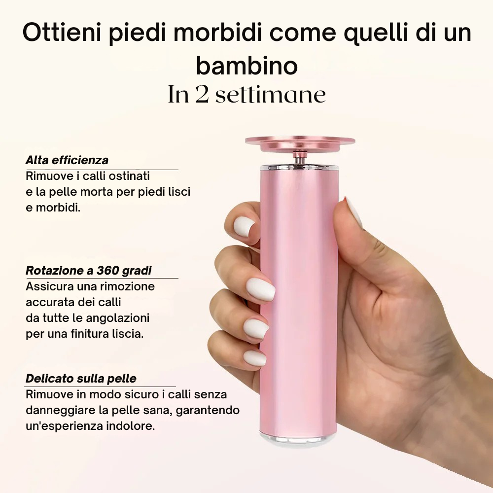 Rimuovi calli elettrico per piedi