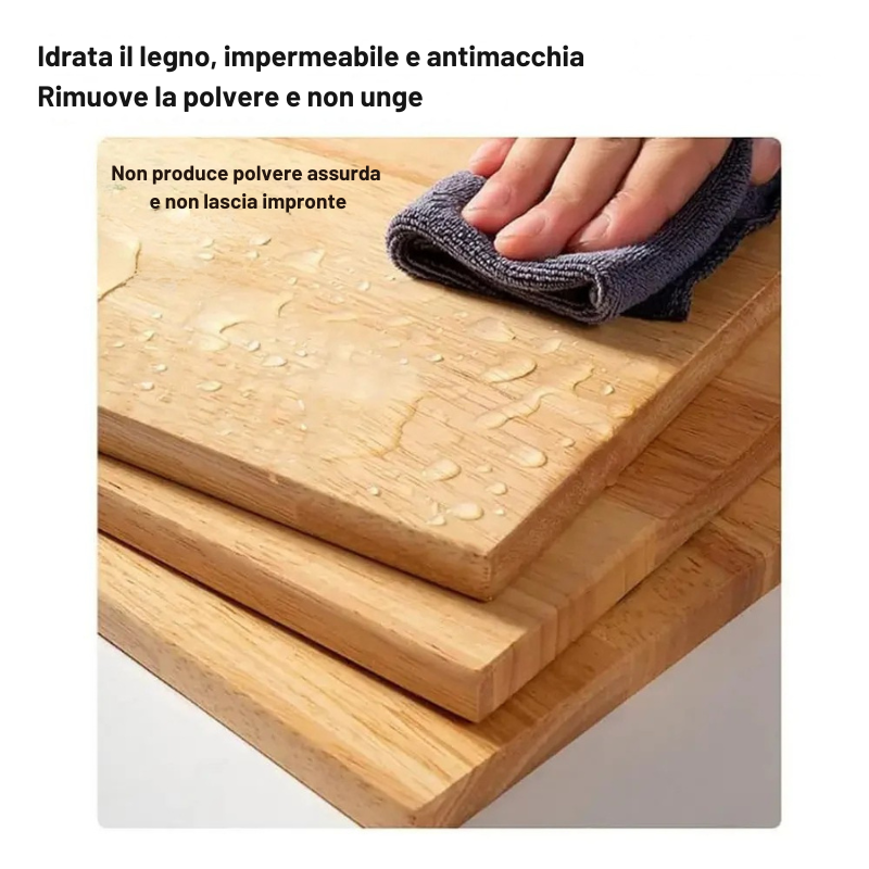 Set di 120 ml di balsamo per mobili in pelle