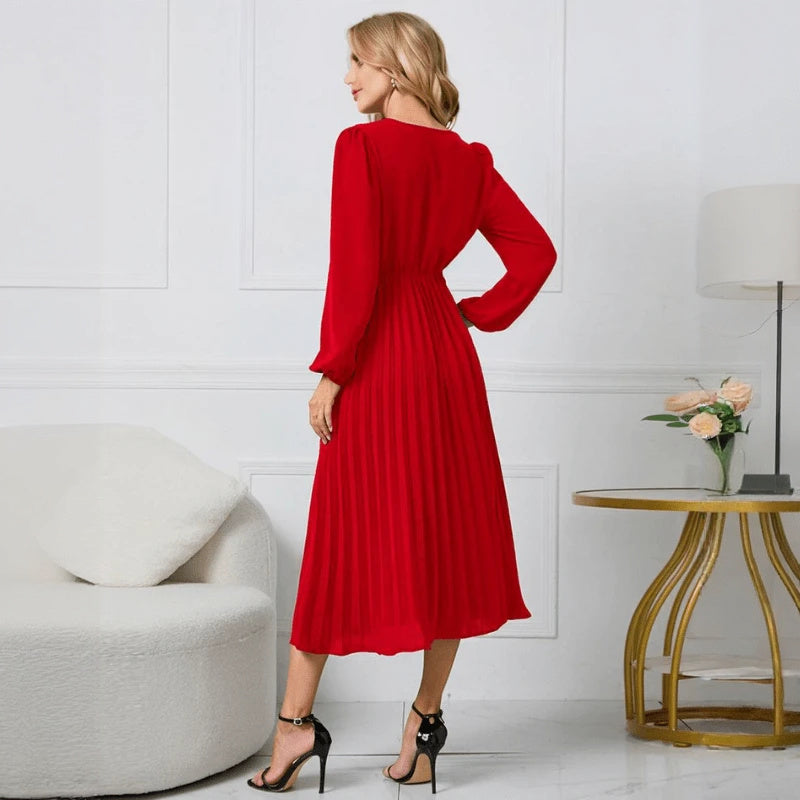 Abito Elegante con Design Avvolgente