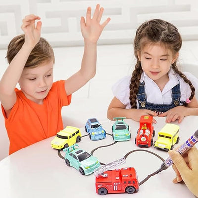 L'auto magica che segue i tuoi disegni come per magia