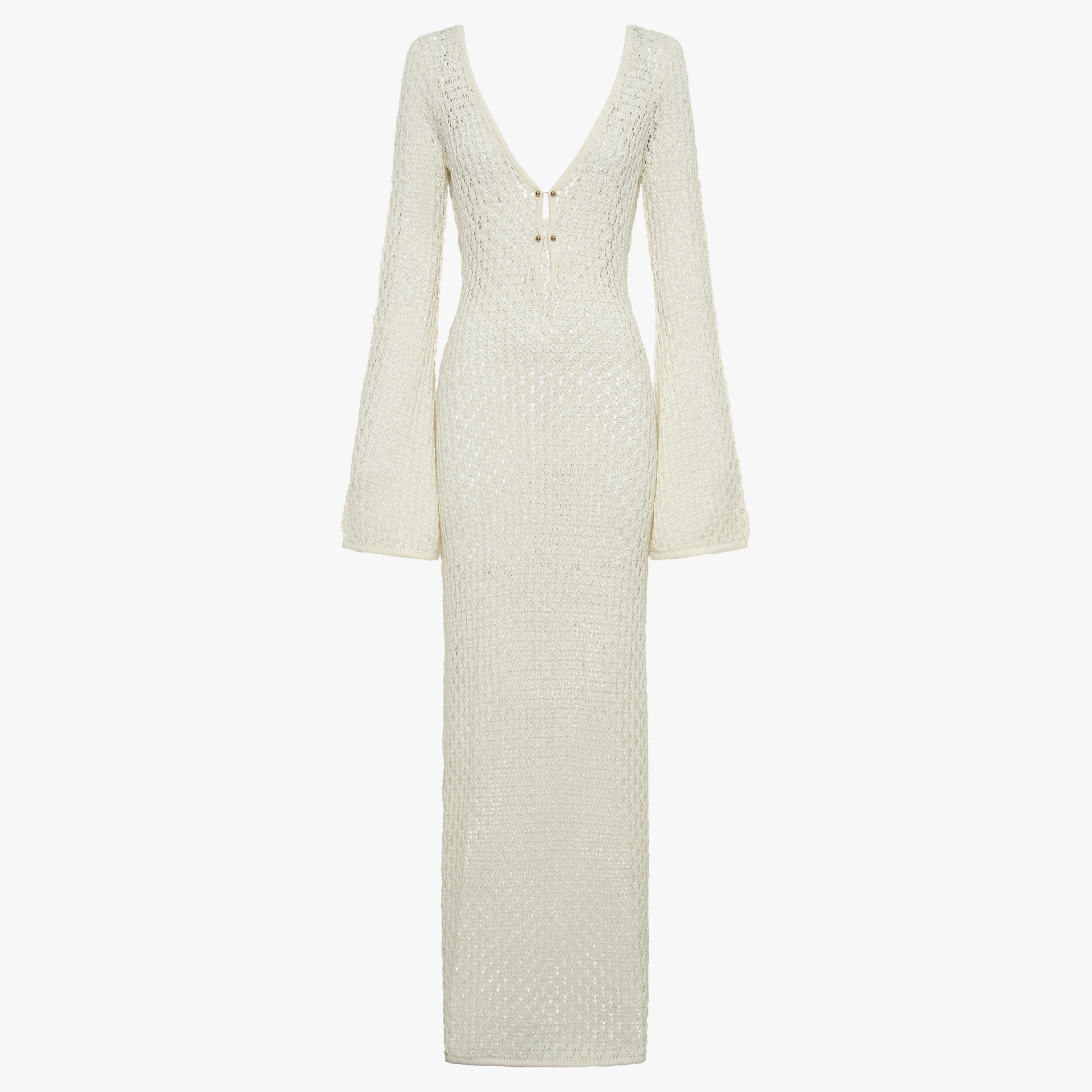 Abito Lungo Bohémien con Scollo a V Profondo