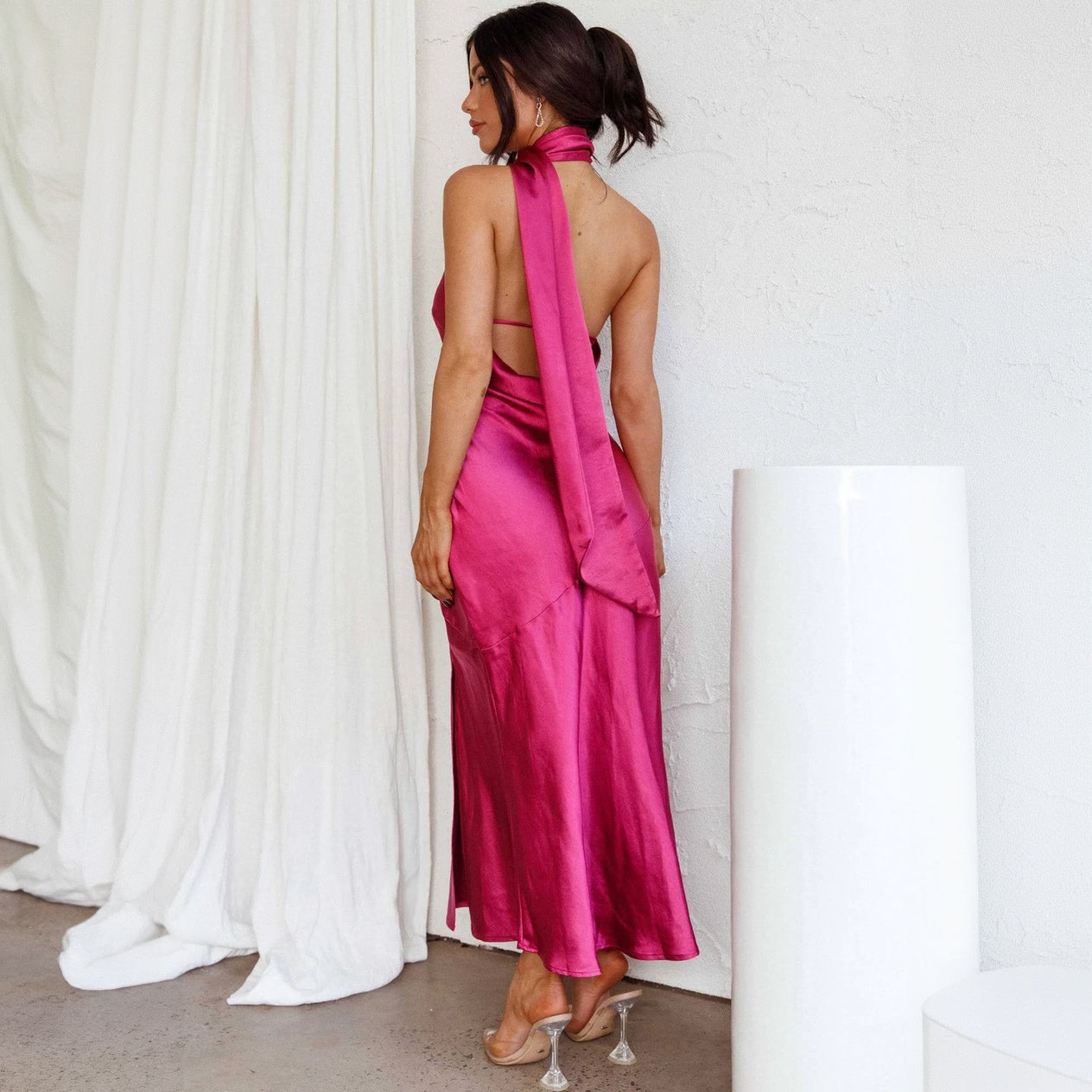 Abito Elegante Asimmetrico