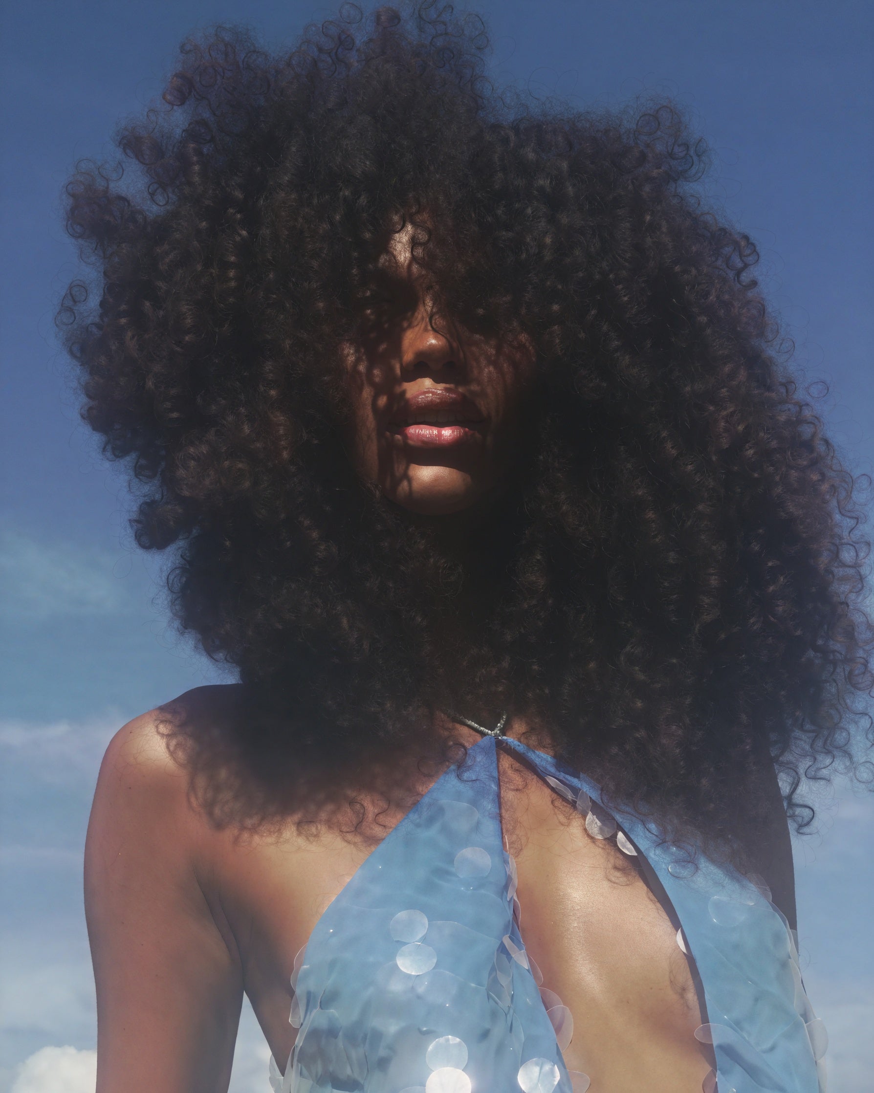 Mini Abito Halter con Paillettes