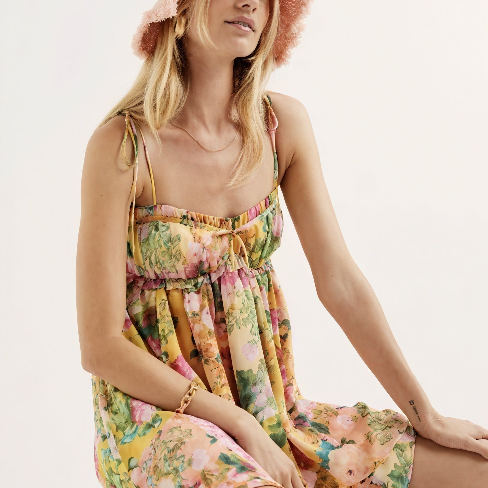 Mini Abito Estivo con Stampa Floreale