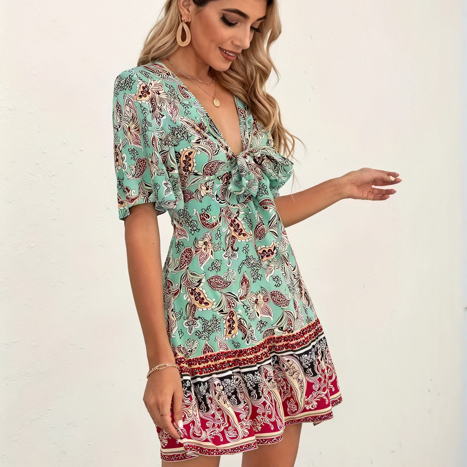 Abito Estivo con Stampa Floreale