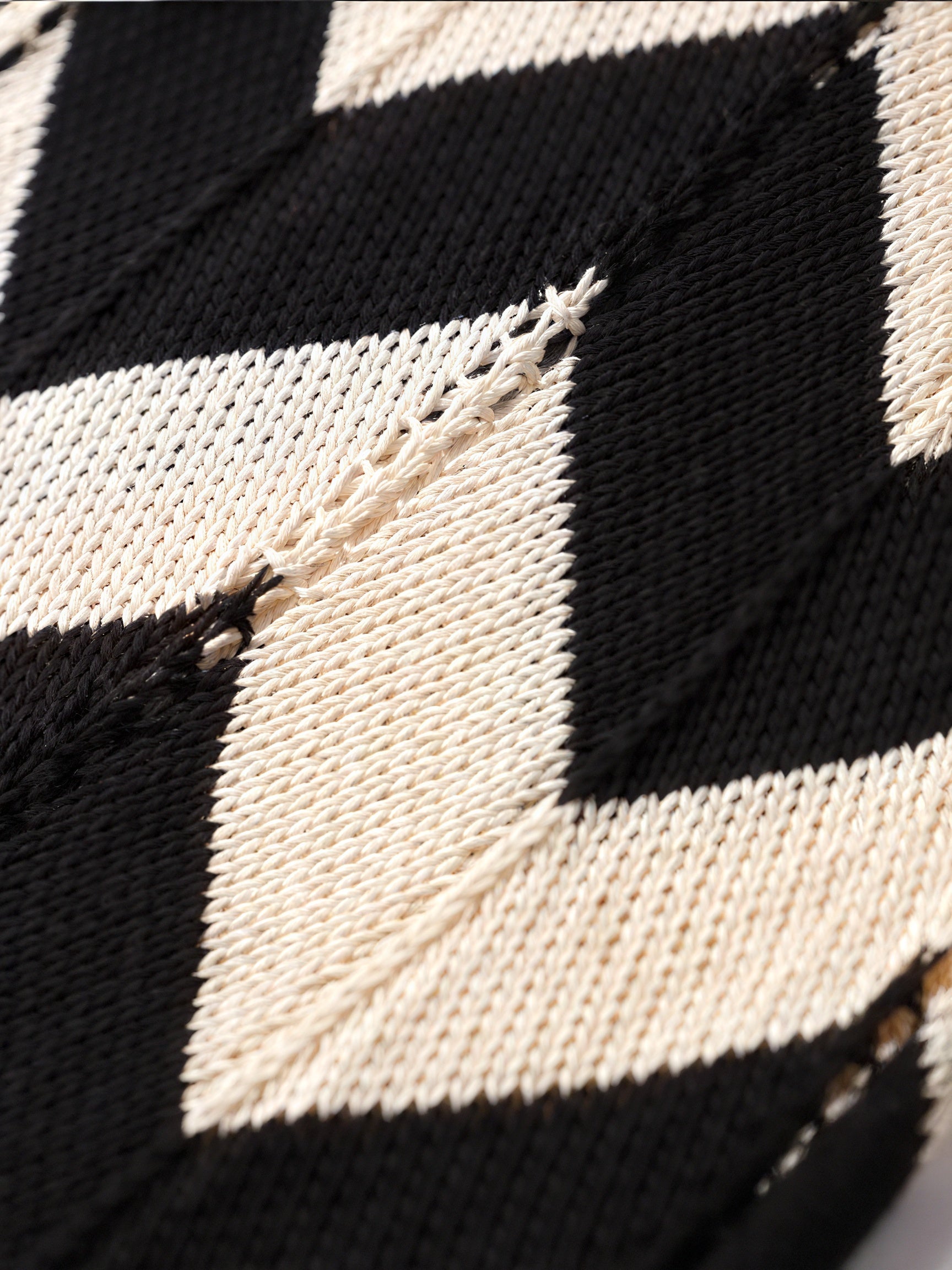 Abito Maglia Chevron Maniche Lunghe