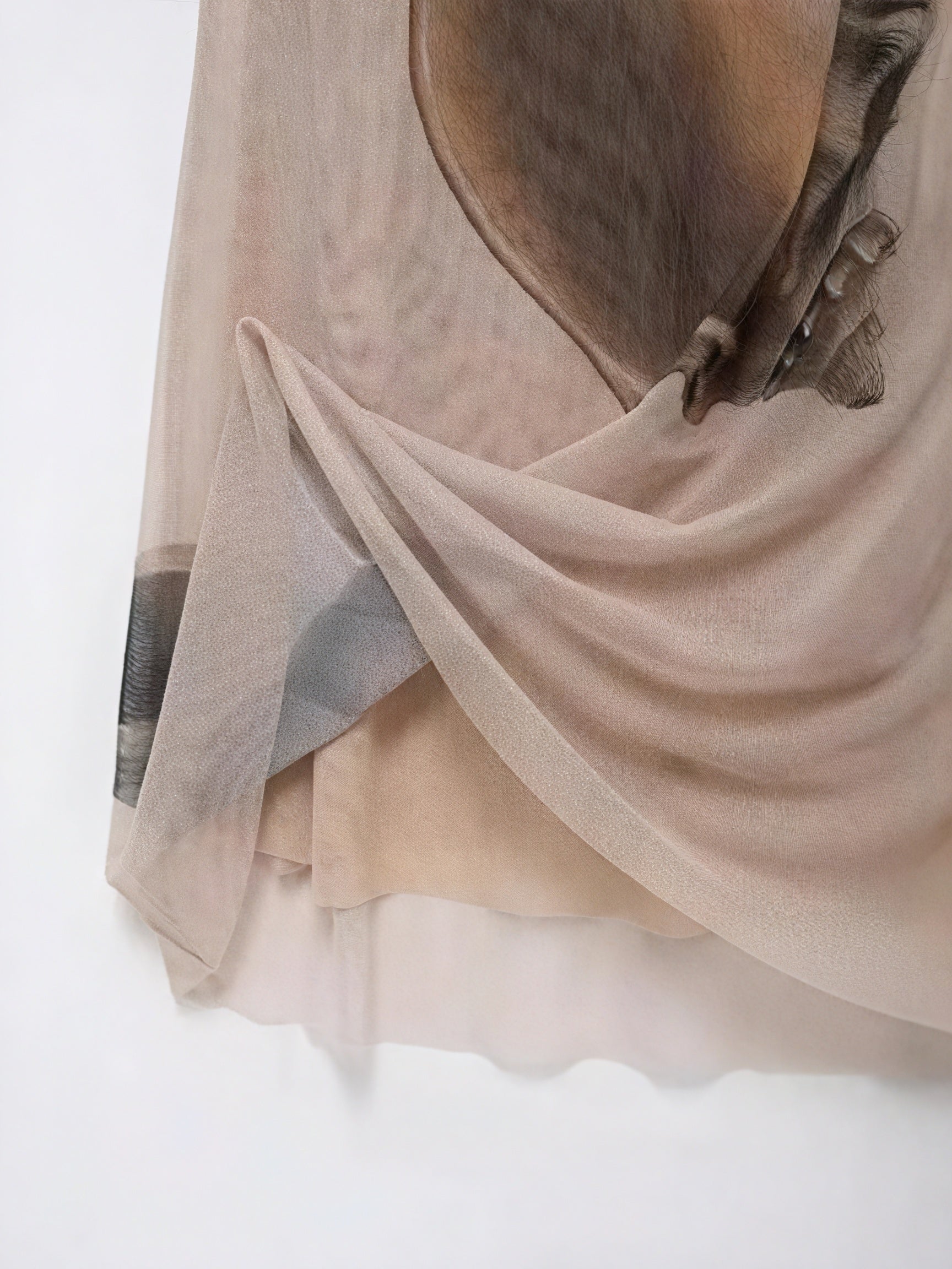 Abito Maxi Halter Stampa Unica Tessuto Testurizzato