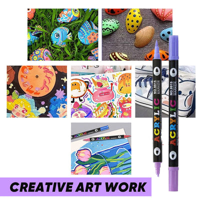 Pennelli per pittura acrilica per creazioni brillanti