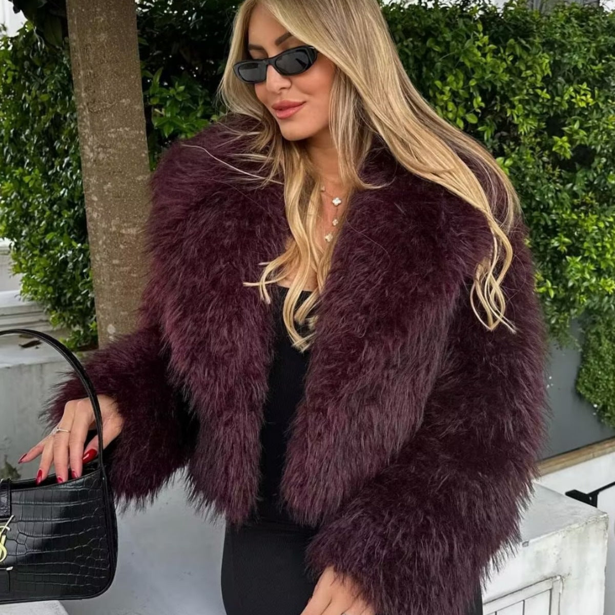 Noemi | Giacca corta e morbida con revers classico