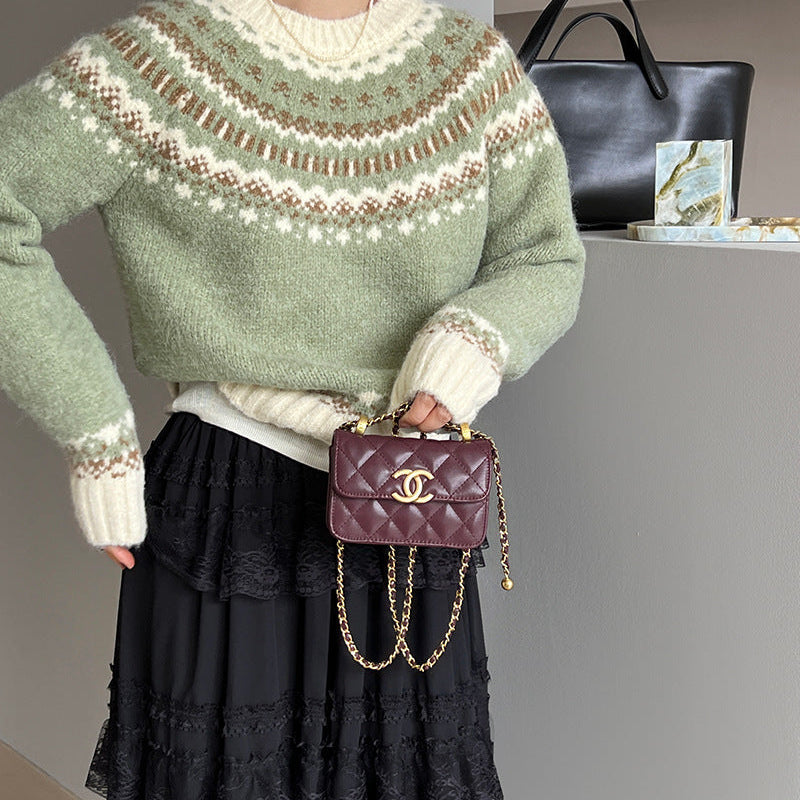 Maglione Invernale In Maglia Pesante