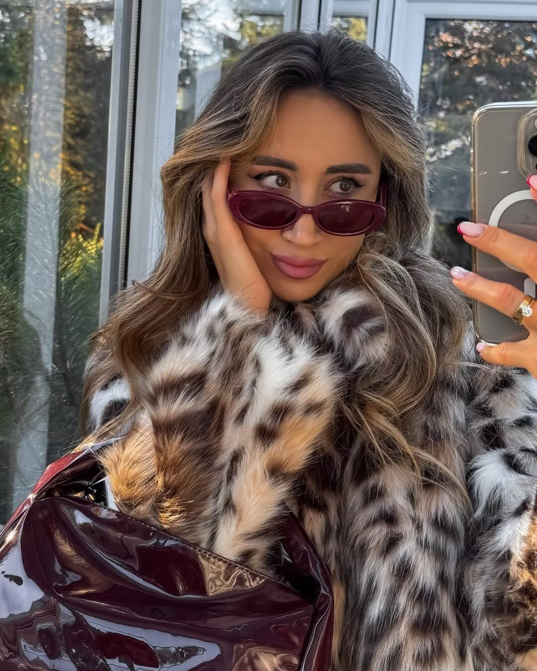 Zoe | Giacca oversize in pelliccia sintetica