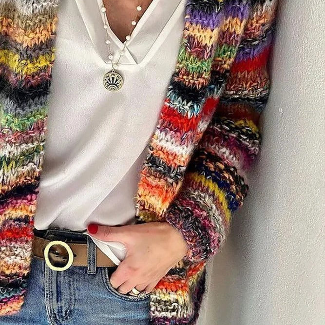 Pullover in Maglia Islandese Fair Isle