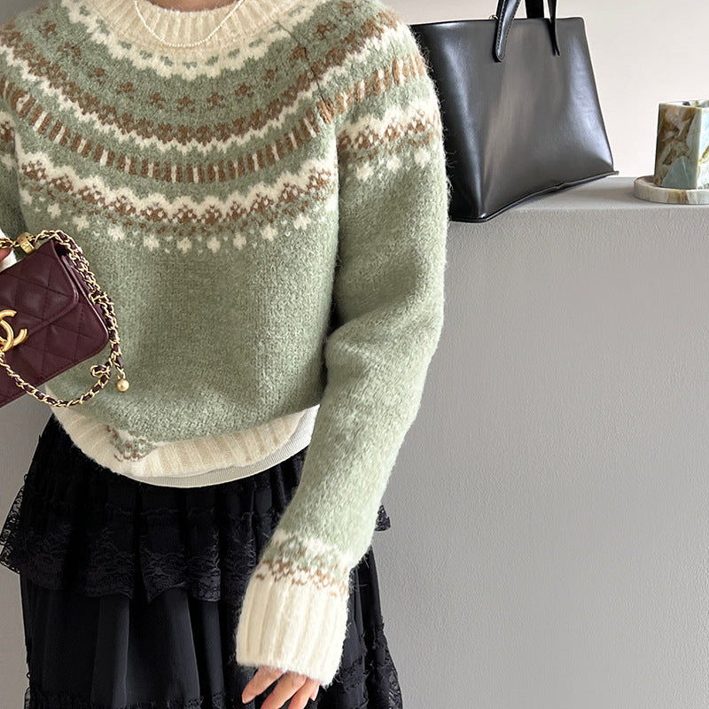 Maglione Invernale In Maglia Pesante