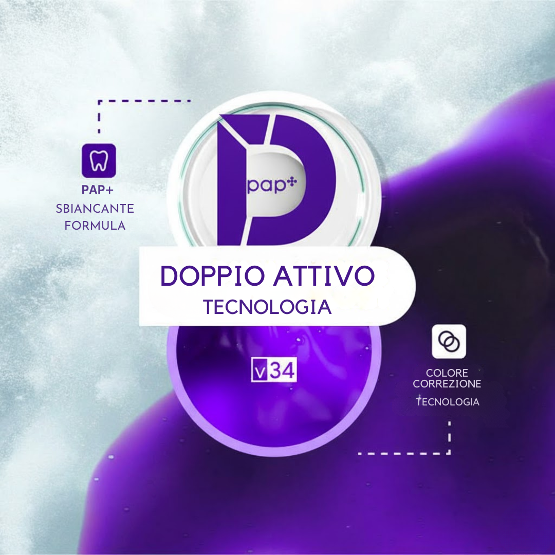 SmileV34™ Strisce sbiancanti per denti a doppia azione