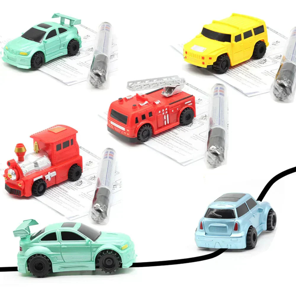 L'auto magica che segue i tuoi disegni come per magia