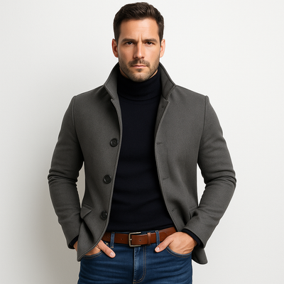 Cappotto slim fit da uomo | Moderno