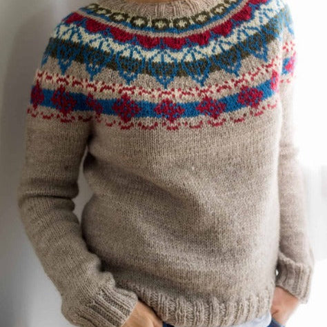 Maglione di Natale Viola – Maglia Morbida per Raduni Festivi e Stile Invernale Confortevole