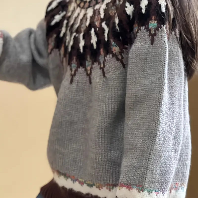 Maglione Foderato in Pile per Bambini con Sensazione Confortevole