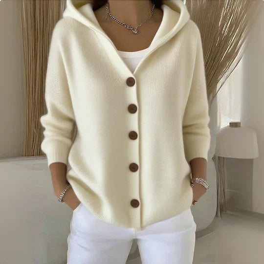 Felicia | Cardigan alla moda con cappuccio