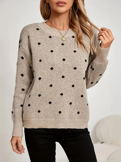 Maglione Donna Con Collo Rotondo Confortevole
