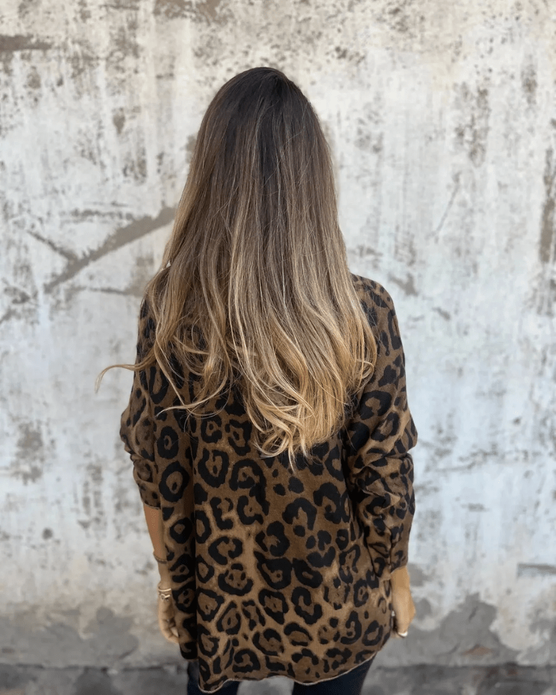 Elvéra | Top Casual Donna con Stampa Leopardo