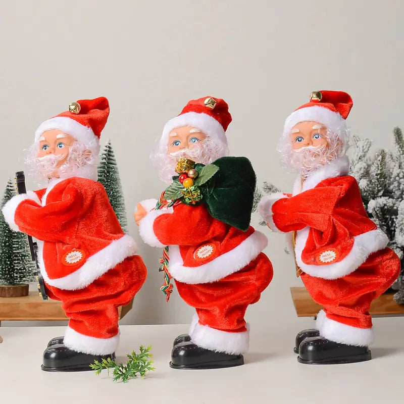 Decorazione Babbo Natale che balla il twerk