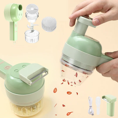 SliceEase™ | Affetta, taglia a cubetti e frulla in pochi secondi!